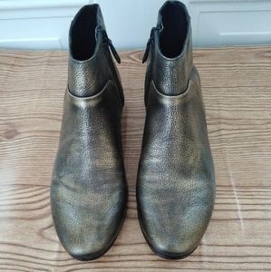 Cole Haan "Allen" Metallic Booties Size 6C